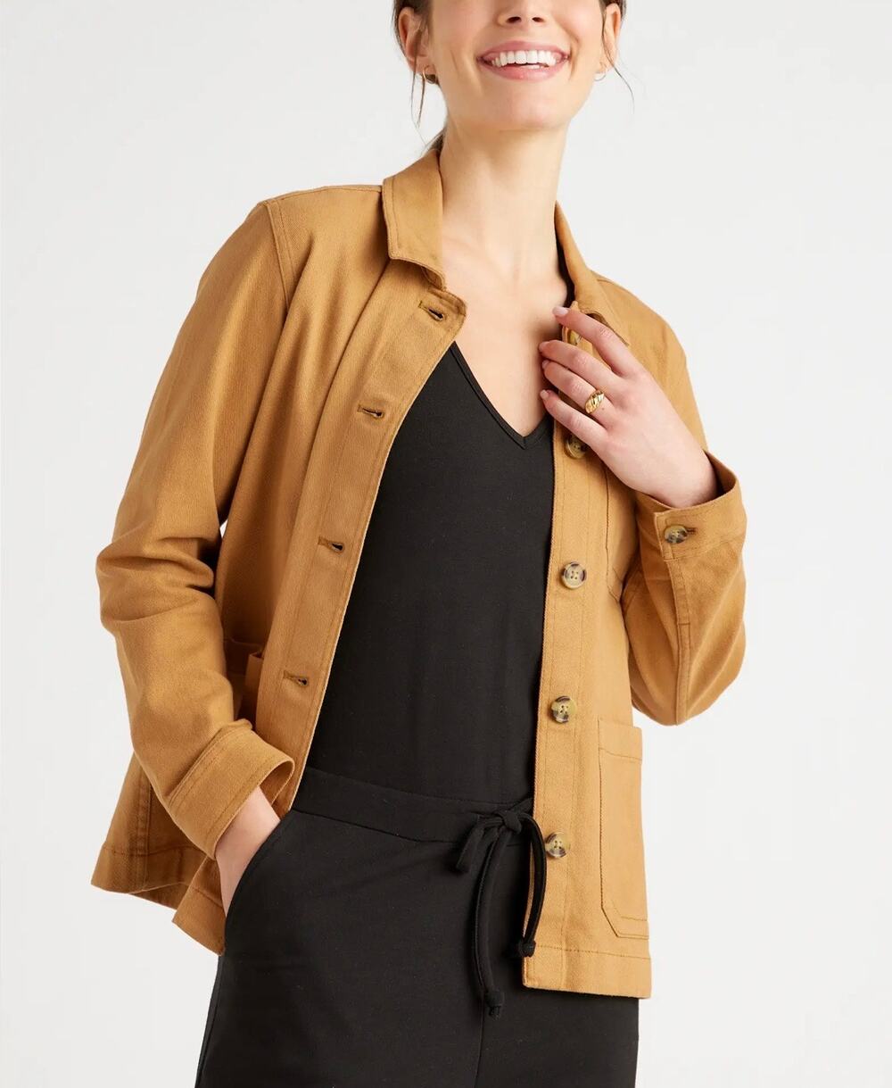 Quince Organic Comfort Stretch Chore Jacket